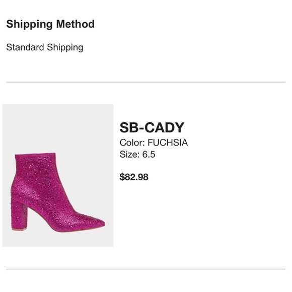 COPY - Betsey Johnson Fuchsia pink bootie - Picture 2 of 3